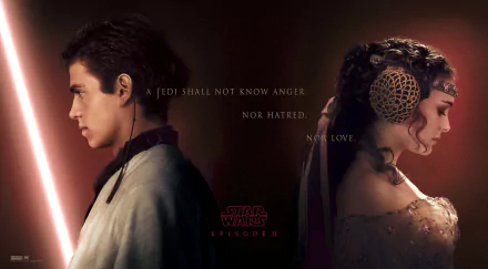 Hayden Christensen Natalie Portman Padmé Amidala Anakin Skywalker movie Star Wars Episode II: Attack Of The Clones HD Desktop Wallpaper | Background Image