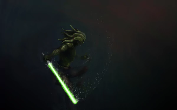 Kit Fisto Sci Fi Star Wars HD Desktop Wallpaper | Background Image