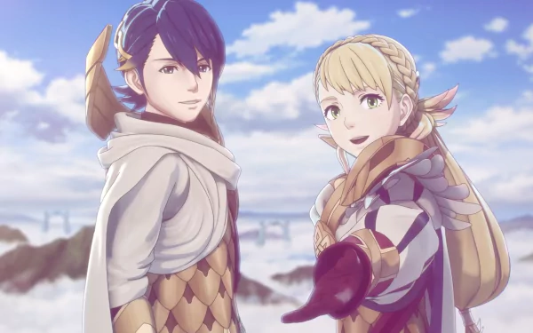 Sharena (Fire Emblem) Alfonse (Fire Emblem) video game Fire Emblem Heroes HD Desktop Wallpaper | Background Image