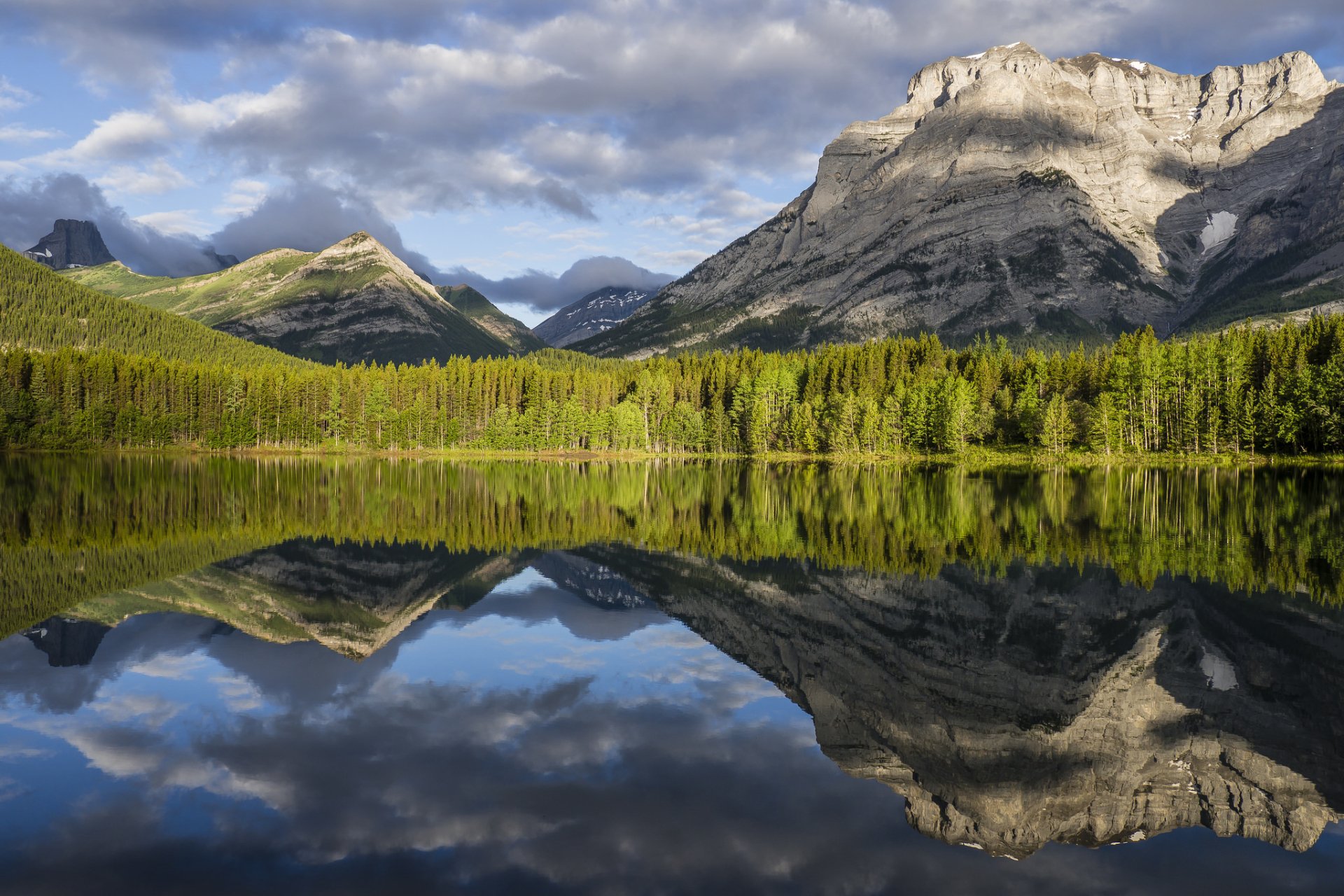 Download Reflection Canada Alberta Nature Lake HD Wallpaper by Birgit ...