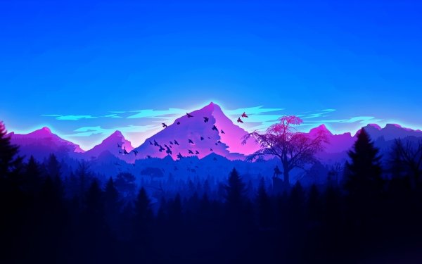 Artistic Mountain HD Wallpaper | Background Image