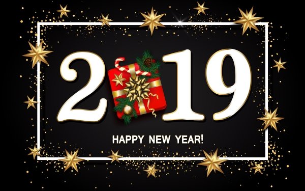 Holiday New Year 2019 Happy New Year Gift HD Wallpaper | Background Image