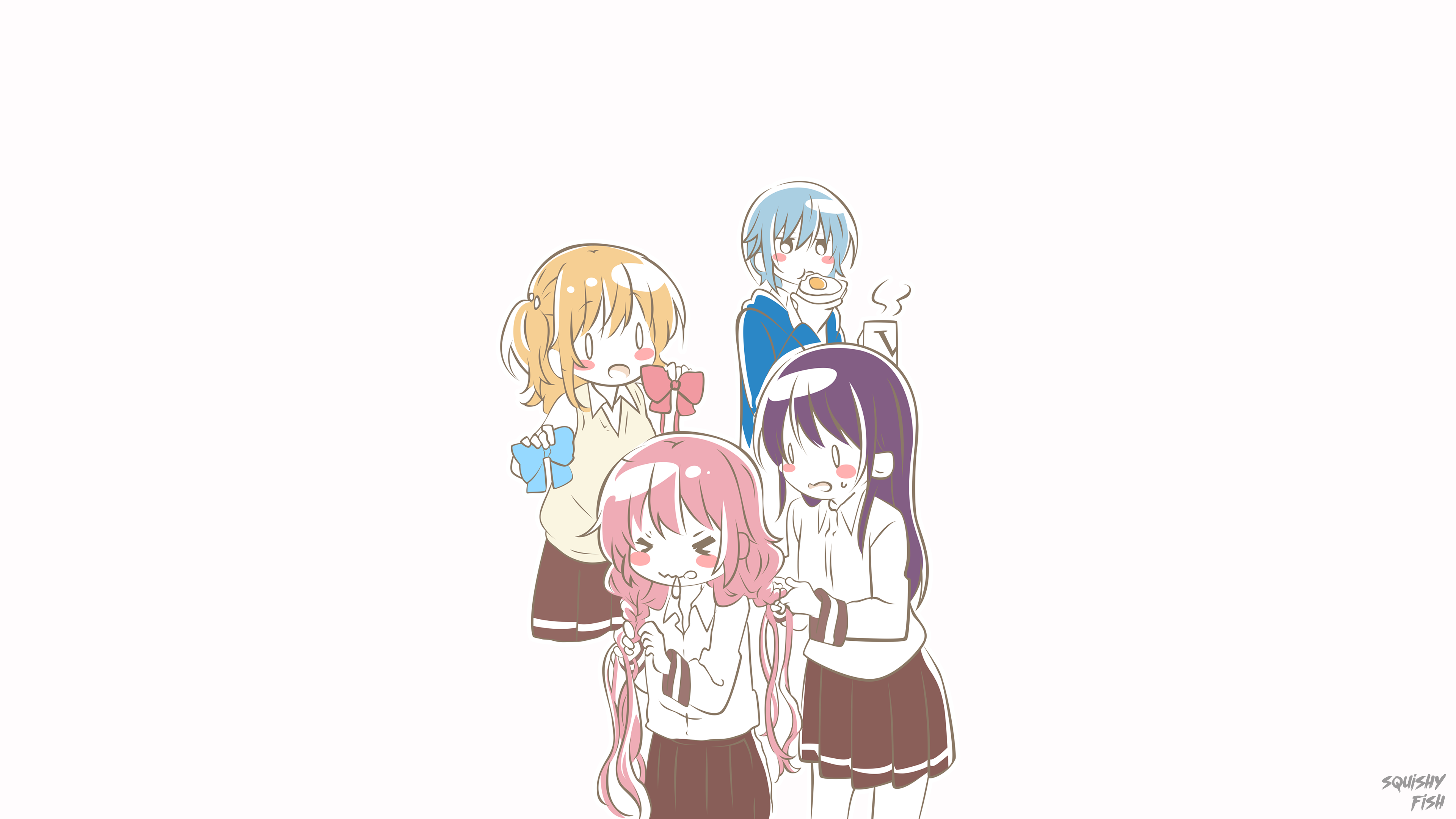 Anime Comic Girls HD Wallpaper | Background Image