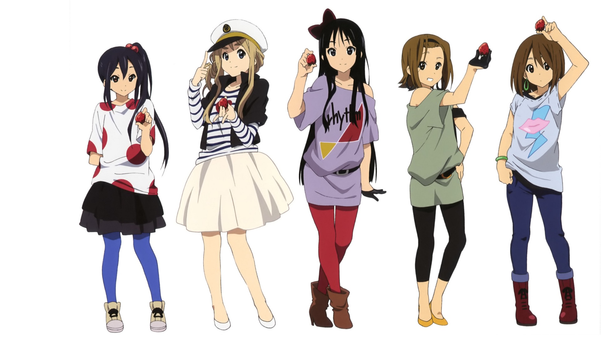 K-On! Good Smile Nendoroid Figure Set - Azusa, Yui, Mio, Tsumugi, Ritsu - 5-Piece Anime Toy