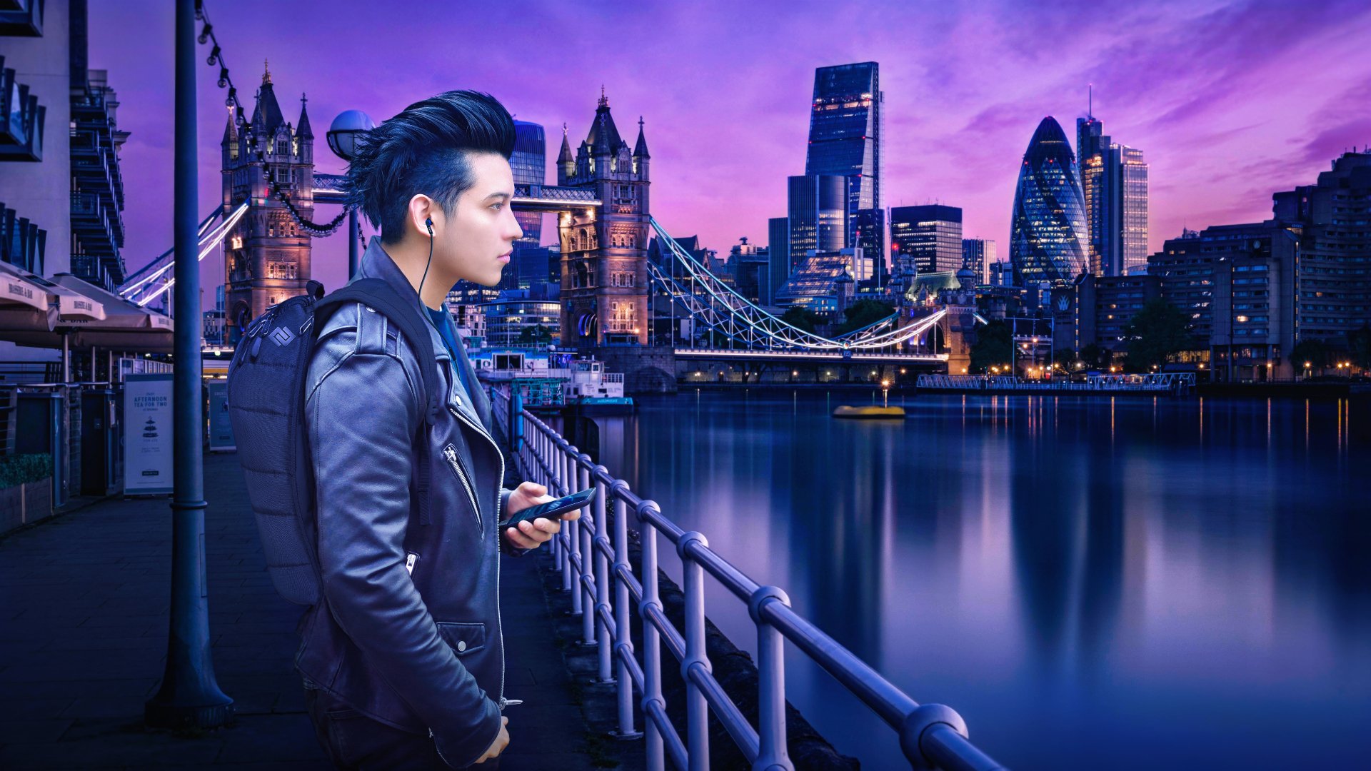 Cityscape Blue Hour London by natxder