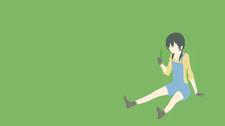 Chinatsu Kuramoto Anime Flying Witch HD Desktop Wallpaper | Background Image