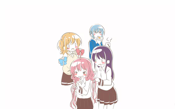 Tsubasa Katsuki Koyume Koizuka Ruki Irokawa Kaoruko Moeta Anime Comic Girls HD Desktop Wallpaper | Background Image