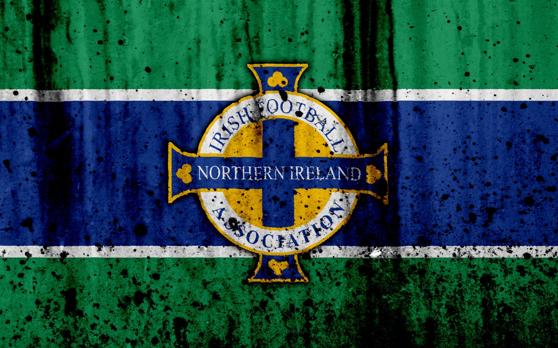 Download Emblem Logo Soccer Northern Ireland Northern Ireland National Football Team Sports 4k
