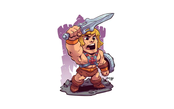 Comic He-man HD Desktop Wallpaper | Background Image
