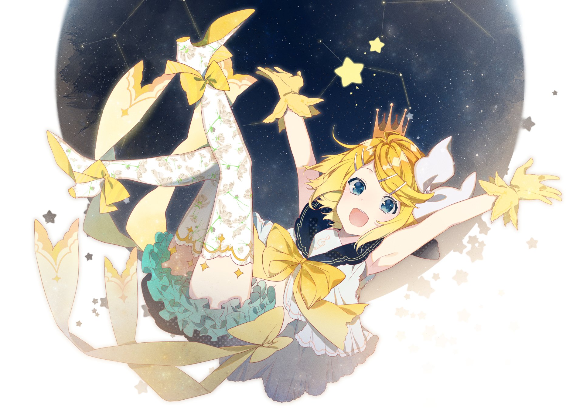 Download Anime Vocaloid Rin Kagamine HD Wallpaper by おむたつ/omutatsu
