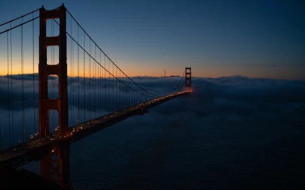 bridge fog man made Golden Gate HD Desktop Wallpaper | Background Image