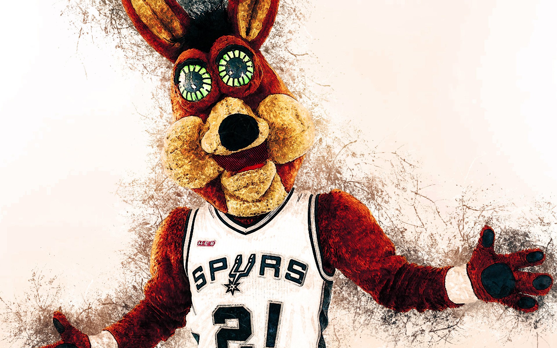 Download Mascot Basketball NBA San Antonio Spurs Sports 4k Ultra HD ...