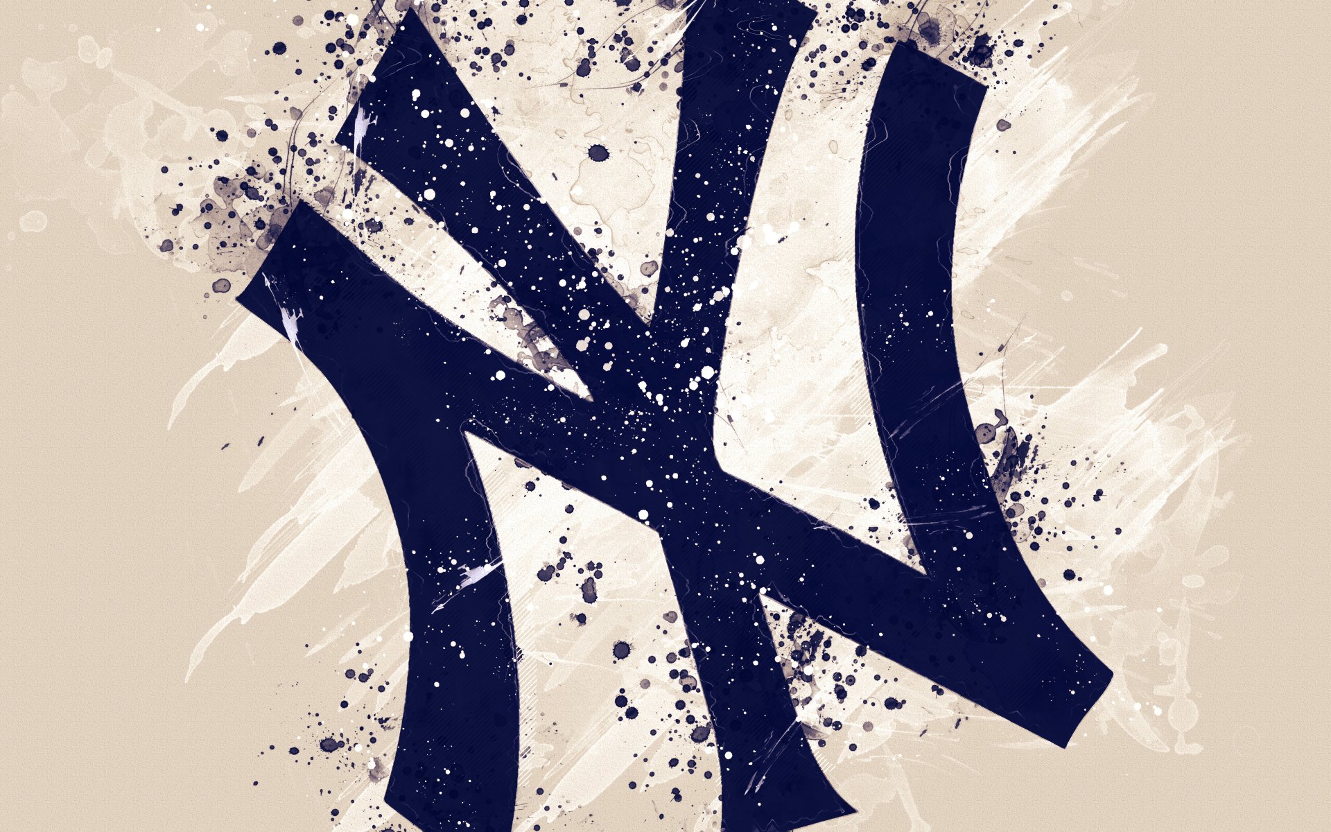 Download Logo Baseball MLB New York Yankees Sports 4k Ultra HD Wallpaper