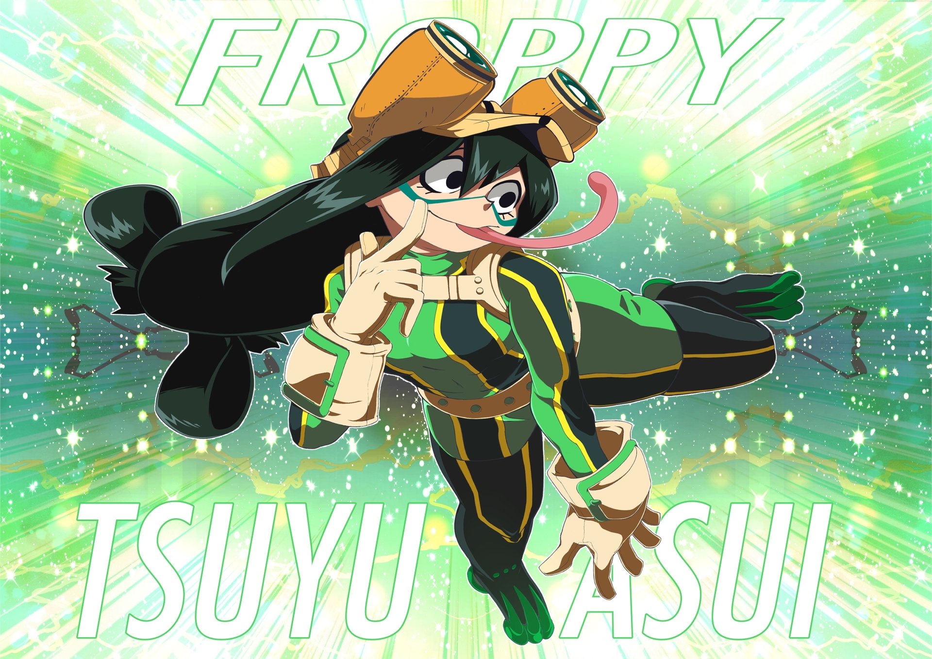 Download Tsuyu Asui Anime My Hero Academia HD Wallpaper by sarah-chibi