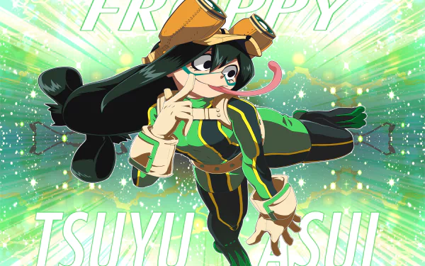 Tsuyu Asui Anime My Hero Academia HD Desktop Wallpaper | Background Image