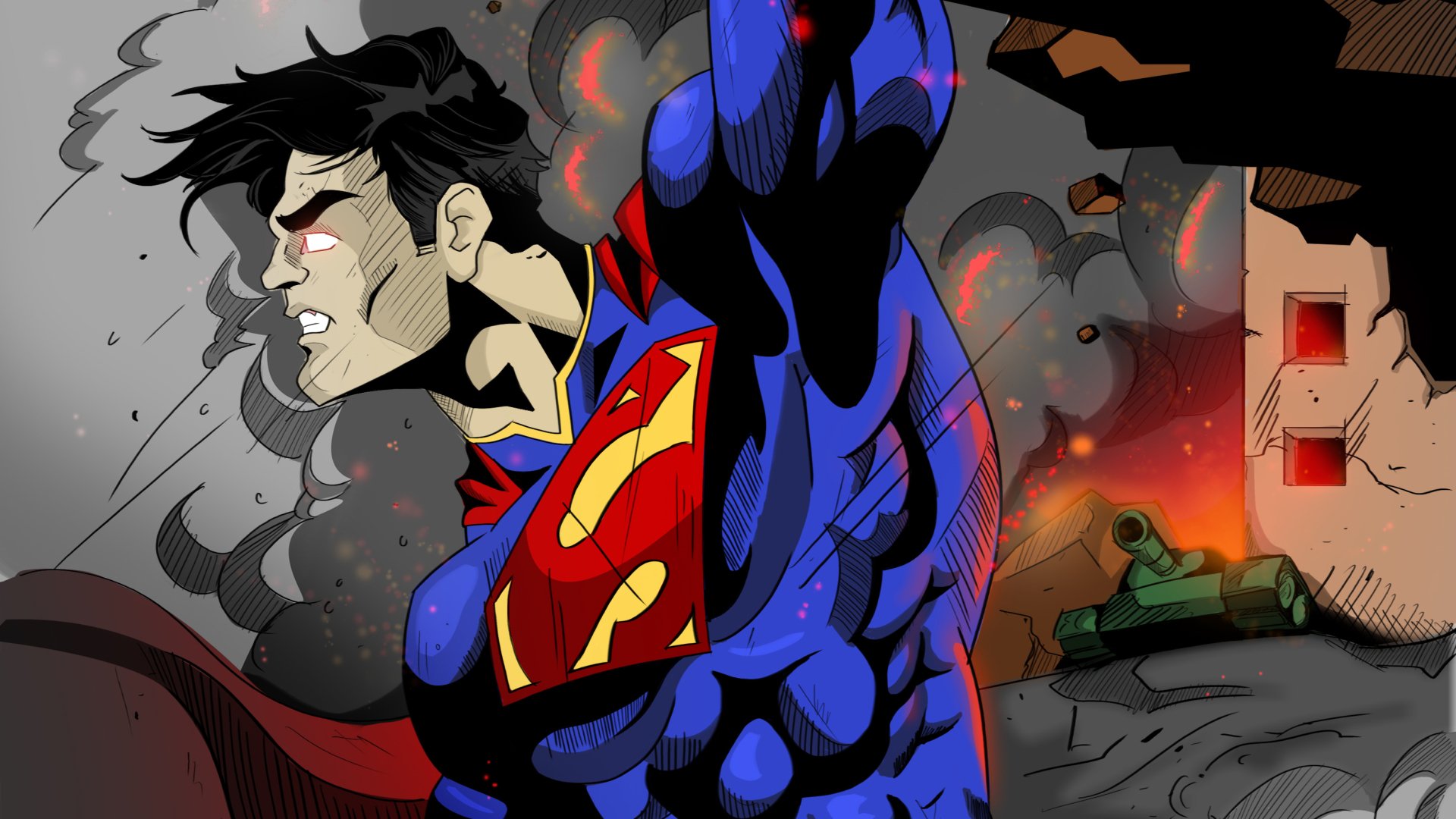 Download DC Comics Comic Superman HD Wallpaper by Yousef AL-Ghadban
