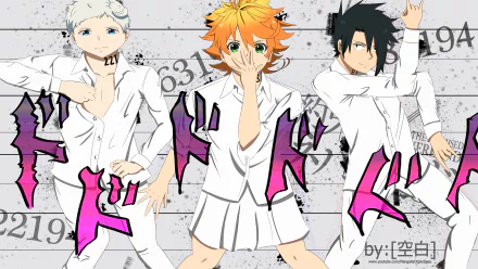 Anime The Promised Neverland HD Desktop Wallpaper | Background Image