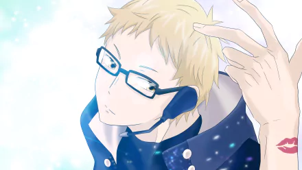 Kei Tsukishima Anime Haikyū!! HD Desktop Wallpaper | Background Image