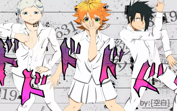 Anime The Promised Neverland HD Desktop Wallpaper | Background Image