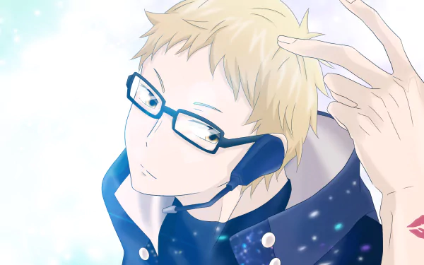 Kei Tsukishima Anime Haikyū!! HD Desktop Wallpaper | Background Image