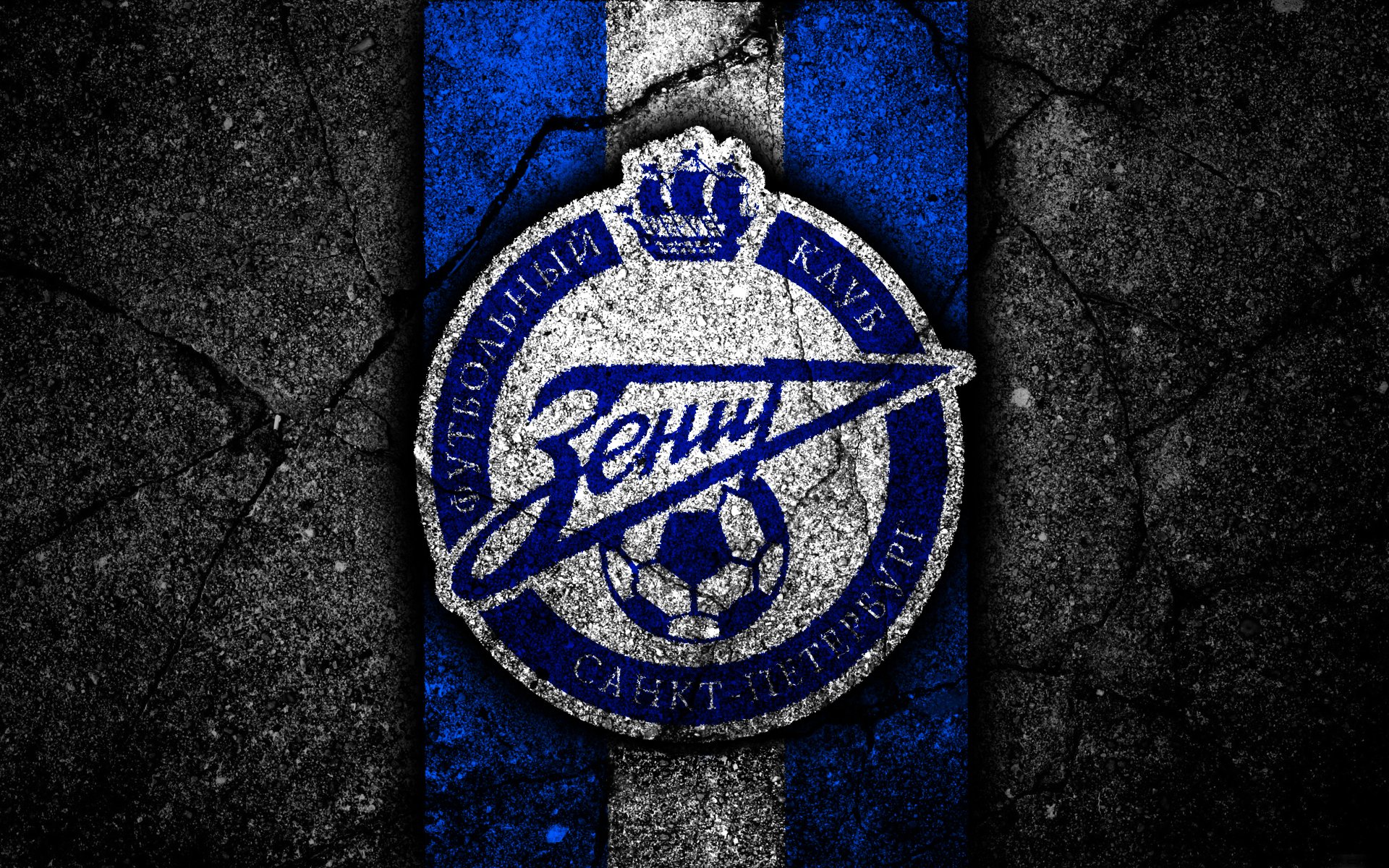 Download Emblem Logo Soccer FC Zenit Saint Petersburg Sports  4k Ultra HD Wallpaper