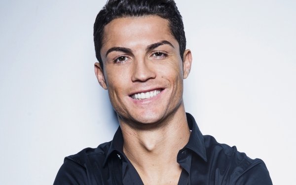Sports Cristiano Ronaldo Soccer Player Smile Portuguese HD Wallpaper | Background Image