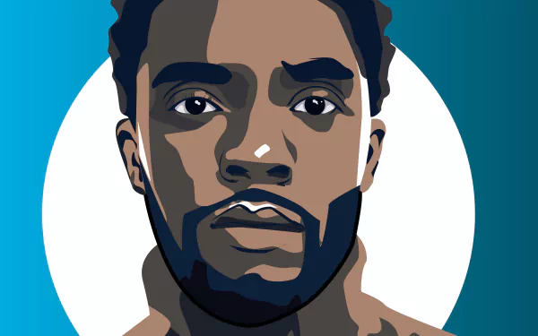 American actor face Celebrity Chadwick Boseman HD Desktop Wallpaper | Background Image