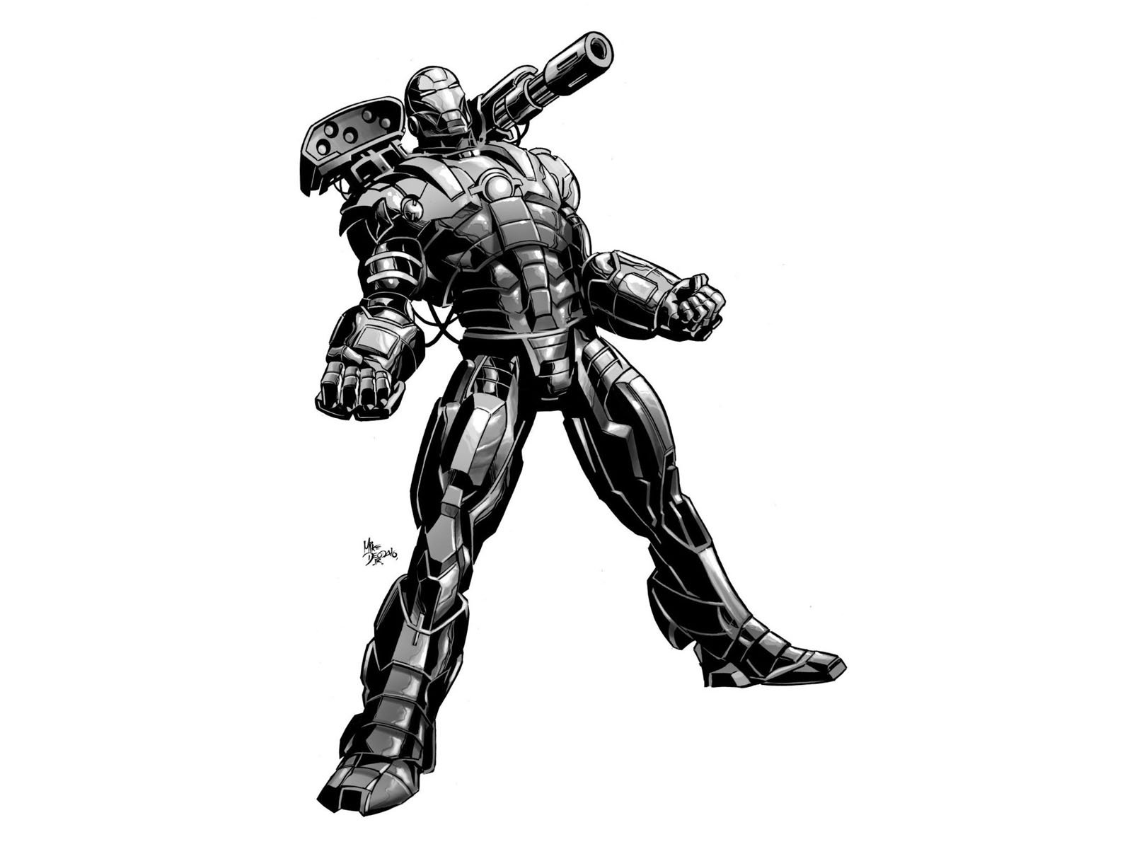 war machine drawing