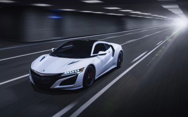 supercar white car car Acura vehicle Acura NSX HD Desktop Wallpaper | Background Image