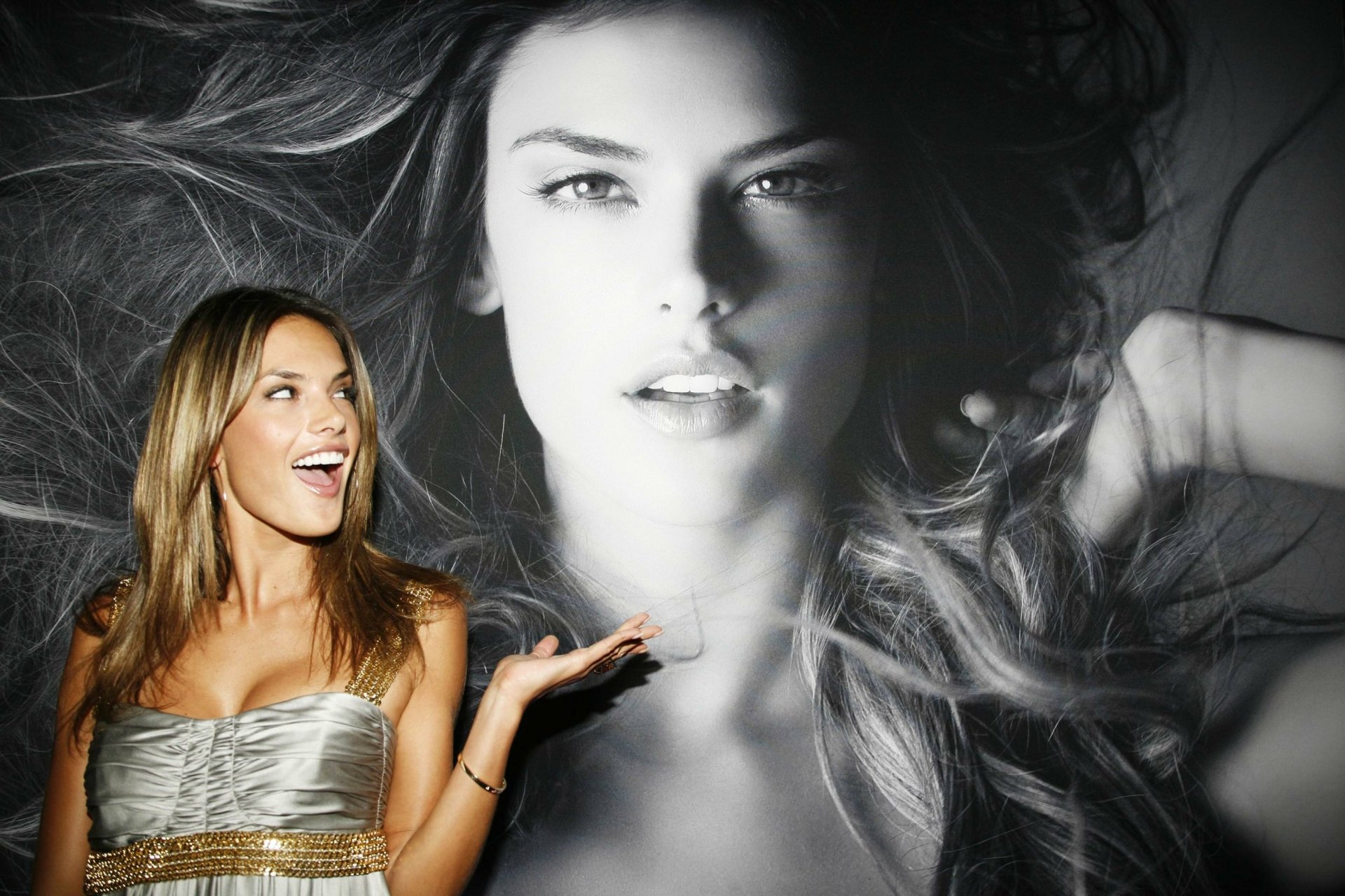 Download Celebrity Alessandra Ambrosio HD Wallpaper