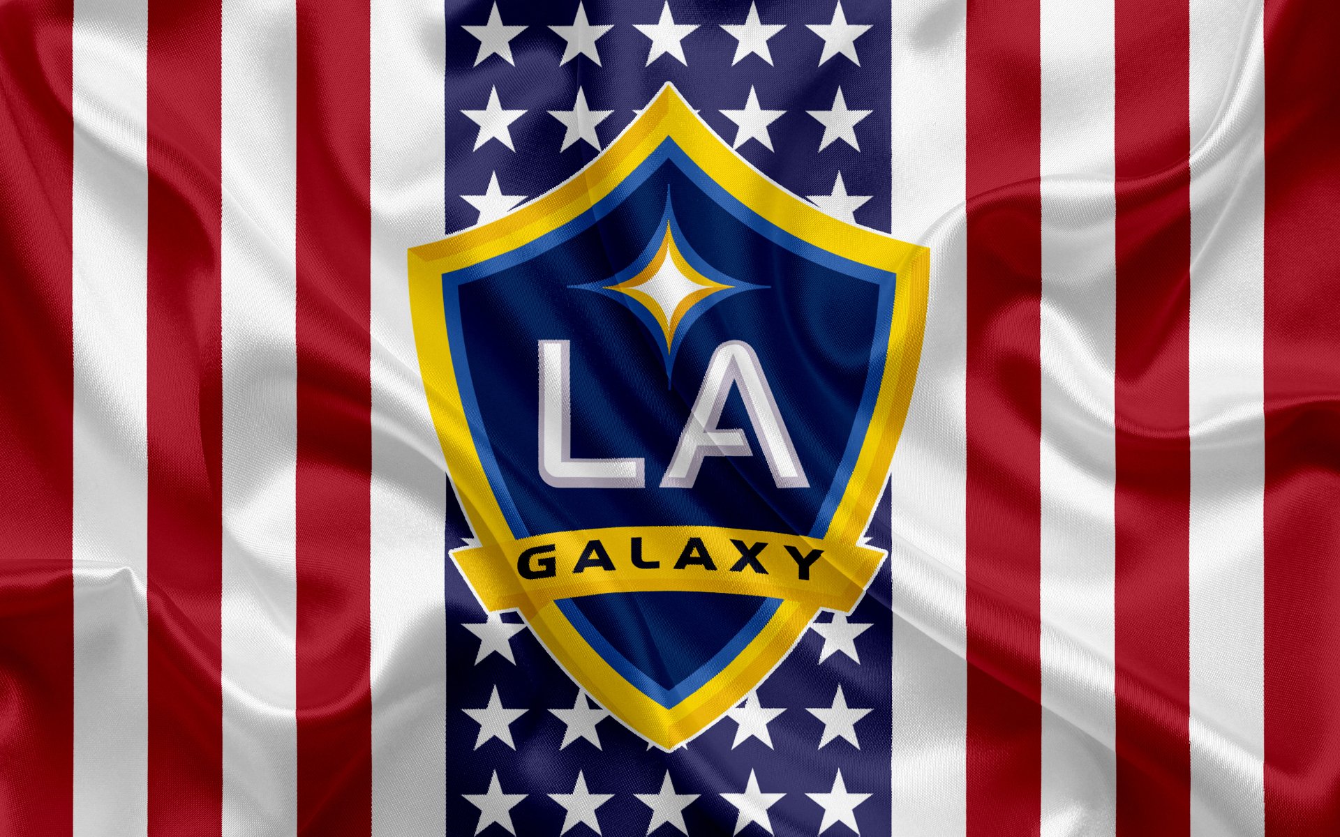 Download Emblem Logo MLS Soccer LA Galaxy Sports 4k Ultra HD Wallpaper