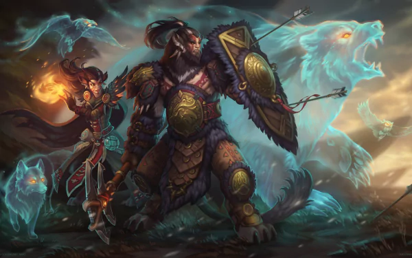 woman warrior spirit warrior video game Allods Online HD Desktop Wallpaper | Background Image