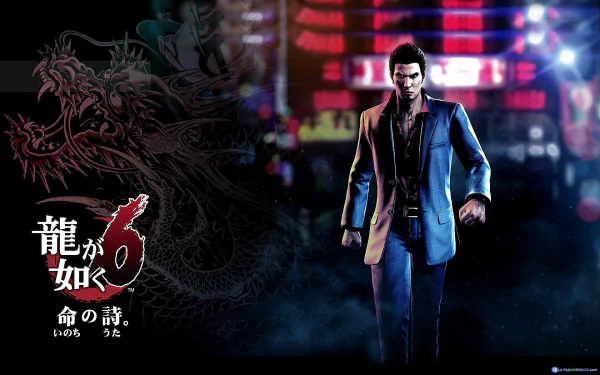 Kazuma Kiryu video game Yakuza 6: The Song of Life HD Desktop Wallpaper | Background Image
