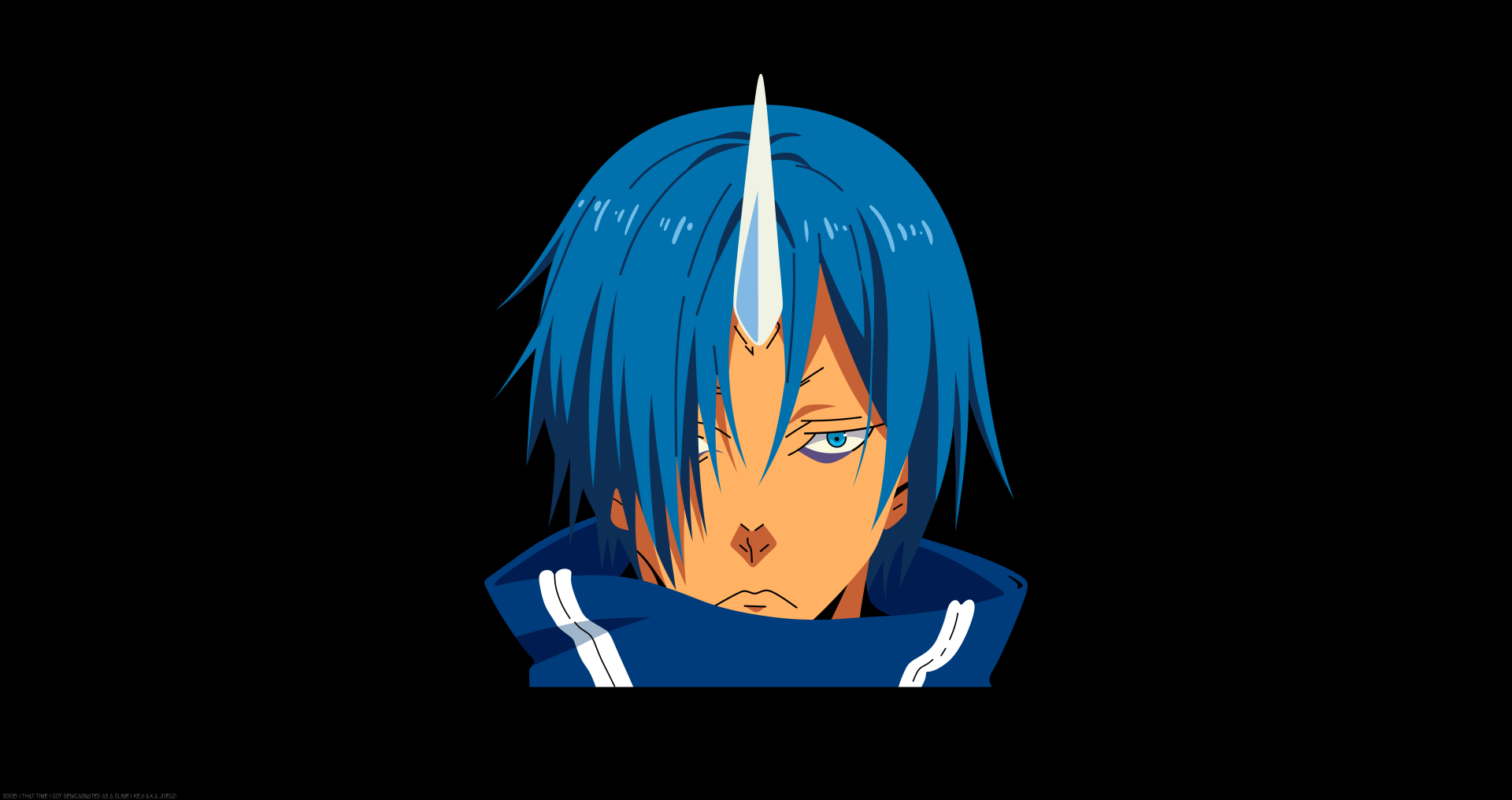 Souei Face ( Black Background ) by KEJI