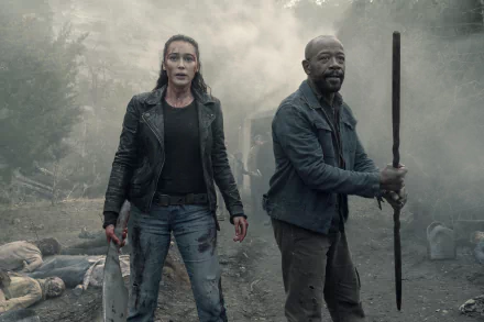 Morgan Jones Lennie James Alicia Clark Alycia Debnam Carey TV Show Fear the Walking Dead HD Desktop Wallpaper | Background Image