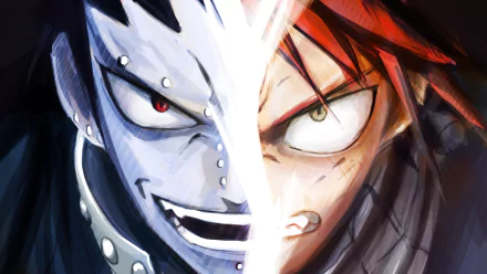Gajeel Redfox Natsu Dragneel Anime Fairy Tail HD Desktop Wallpaper | Background Image