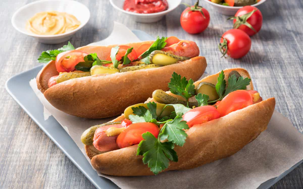 still life food hot dog HD Desktop Wallpaper | Background Image