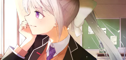 Kaede Higuchi Anime Virtual Youtuber HD Desktop Wallpaper | Background Image