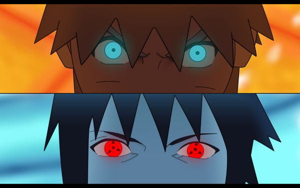 Anime Naruto Naruto Uzumaki Sasuke Uchiha Sharingan HD Wallpaper | Background Image