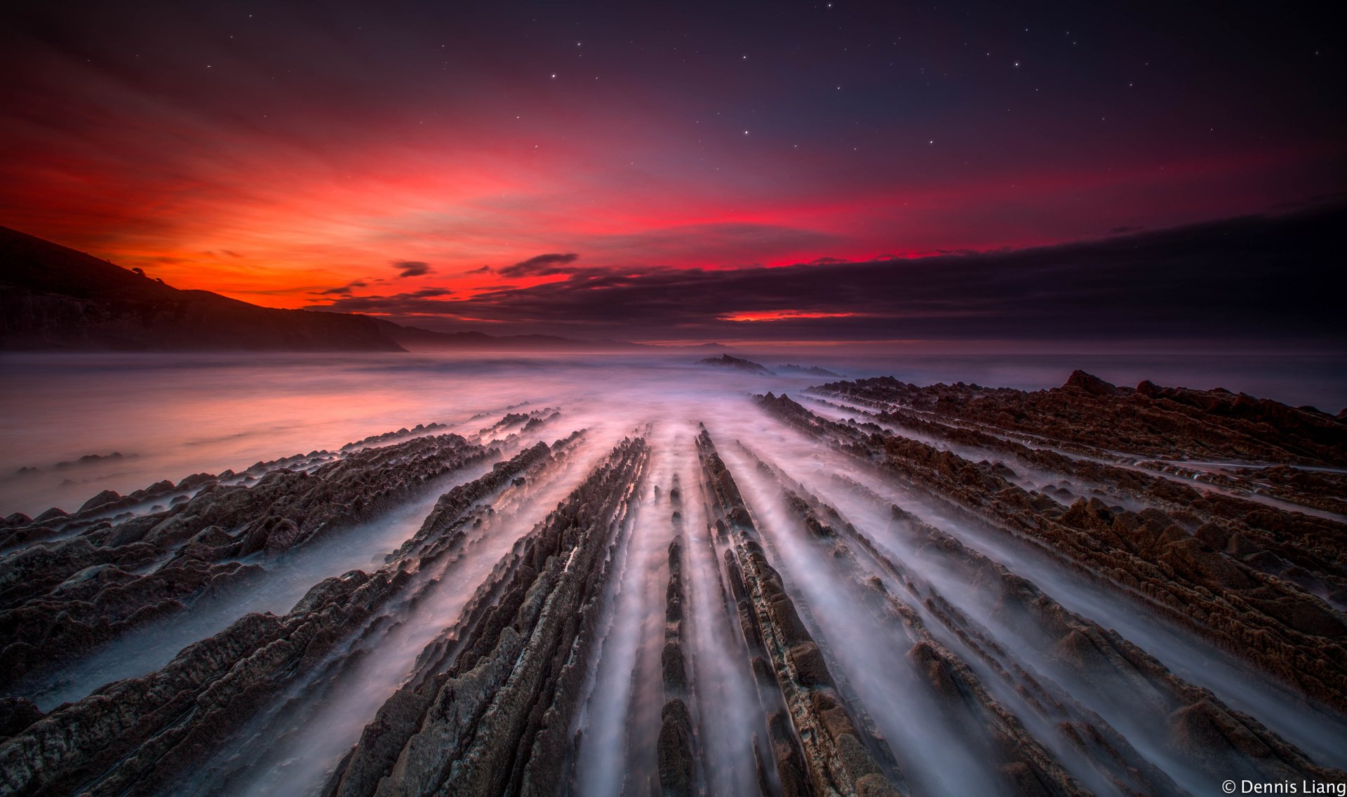 Download Seascape Spain Coast Sky Nature Sunset 4k Ultra HD Wallpaper by Dennis Liang