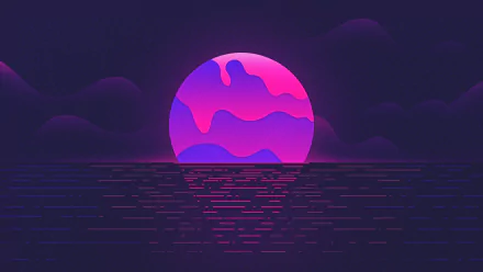  Vaporwave Sunset