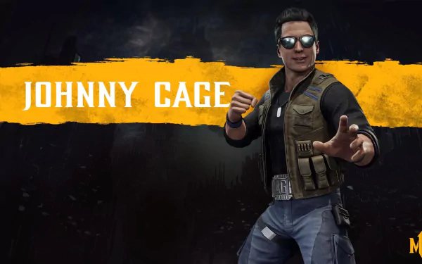 Johnny Cage video game Mortal Kombat 11 HD Desktop Wallpaper | Background Image