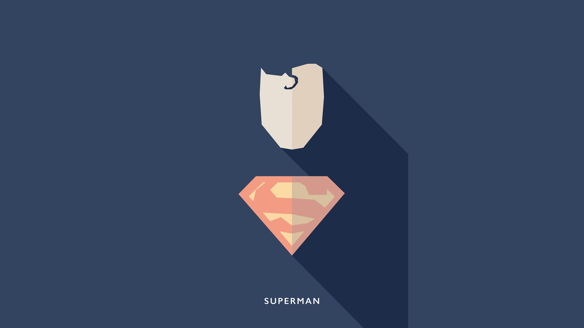 Download Minimalist DC Comics Comic Superman Minimalist Comic 4k Ultra HD Wallpaper by Jarno van der Geest