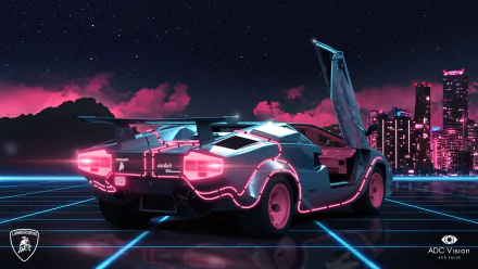  Lamborghini Countach - Back to the Future