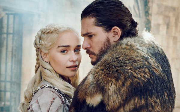 TV Show Game Of Thrones Daenerys Targaryen Emilia Clarke Jon Snow Kit Harington HD Wallpaper | Background Image