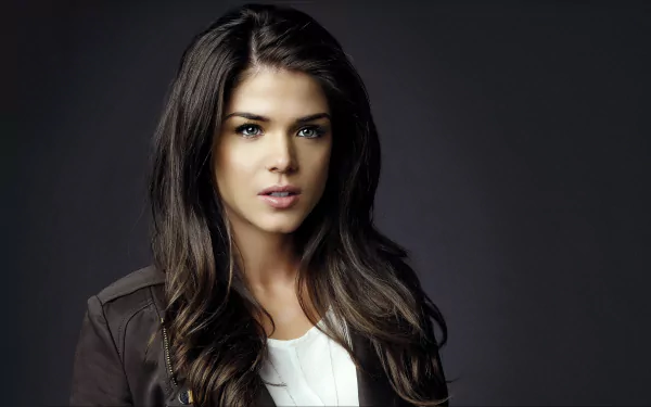 face black hair model Celebrity Marie Avgeropoulos HD Desktop Wallpaper | Background Image