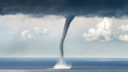 waterspout sea ocean nature storm HD Desktop Wallpaper | Background Image