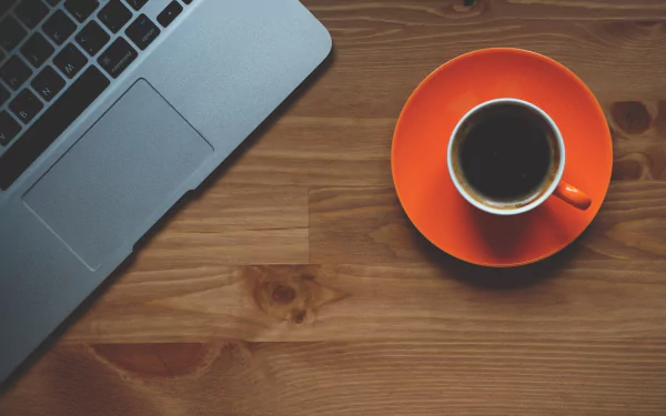 laptop food coffee HD Desktop Wallpaper | Background Image