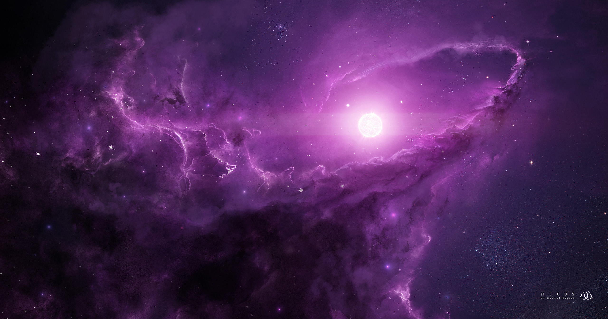 Sci Fi Nebula HD Wallpaper by Gabriel Gajdos