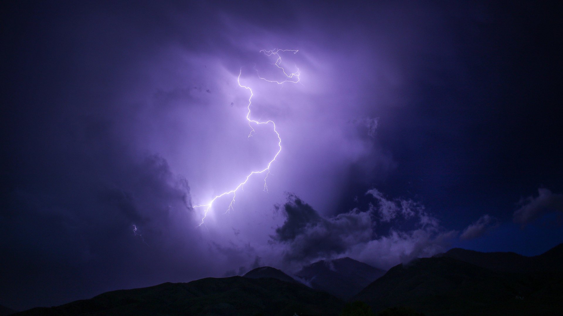 Download Purple Sky Earth Photography Lightning HD Wallpaper ...